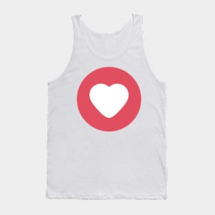 Heart Pattern Tank Top